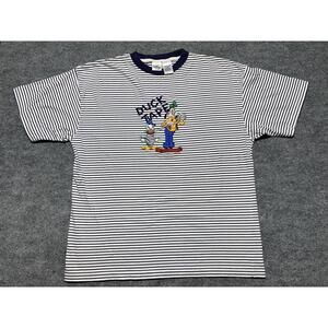 Disney Store Mens Striped DuckTales Graphic T-Shirt